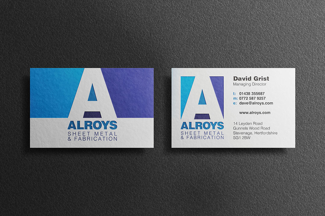 alroys business card - childsdesign