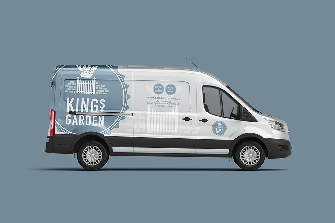 kings garden vehicle livery - childsdesign