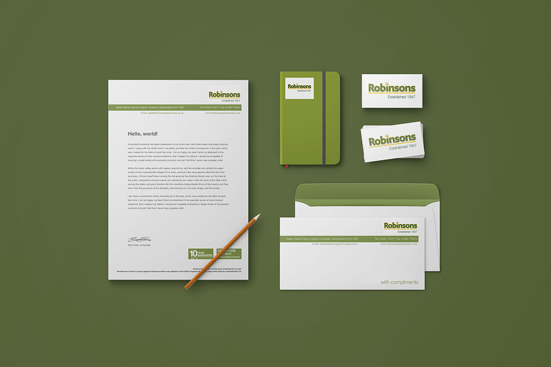 robinsons stationery - childsdesign