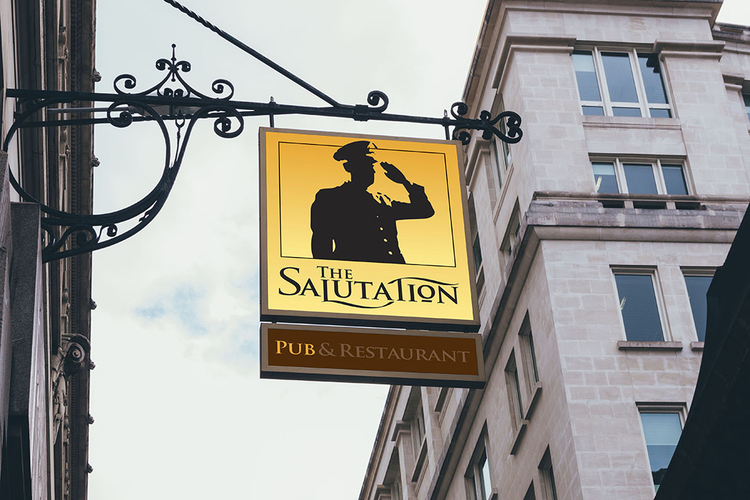 salutation sign - childsdesign