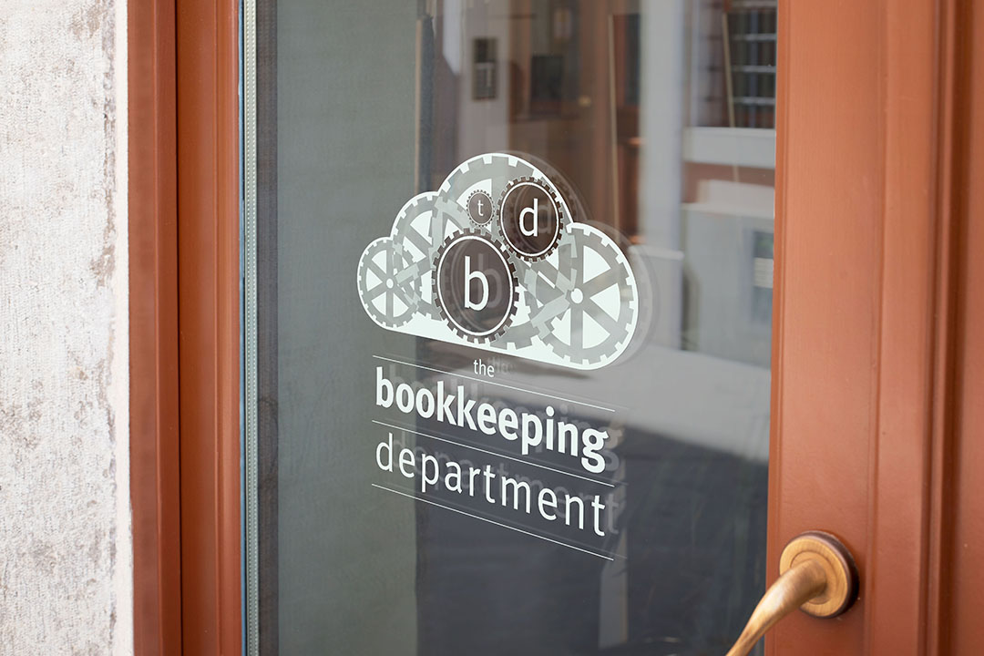 the bookkeeping department door sign - childsdesign