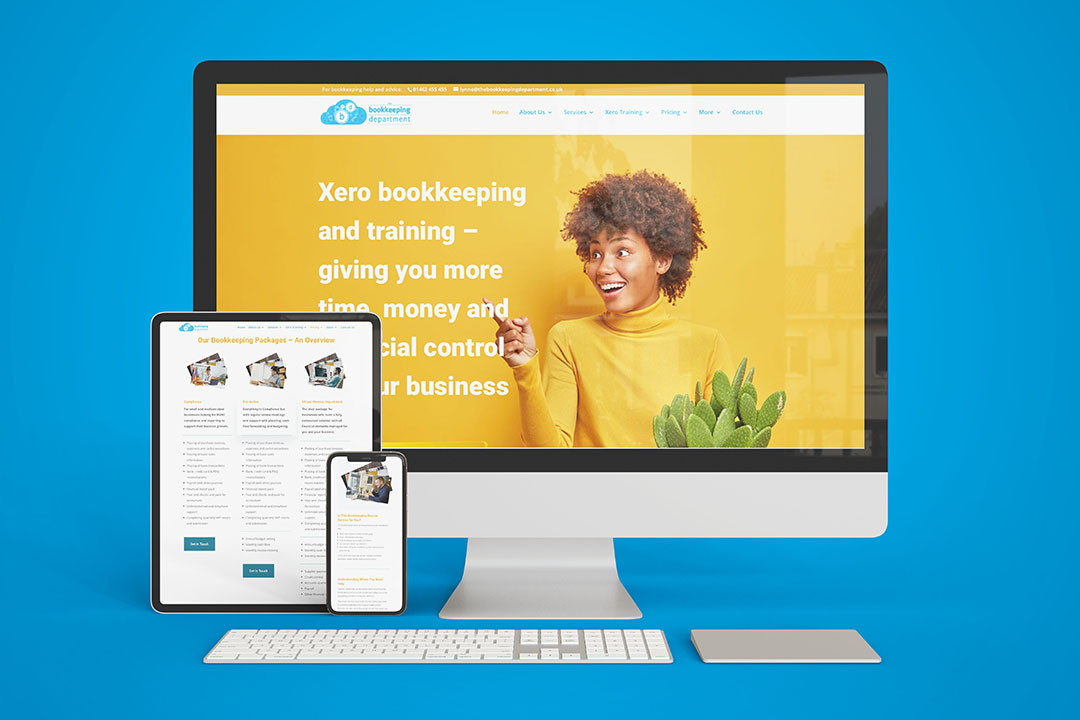 the bookkeeping department website 1 - childsdesign